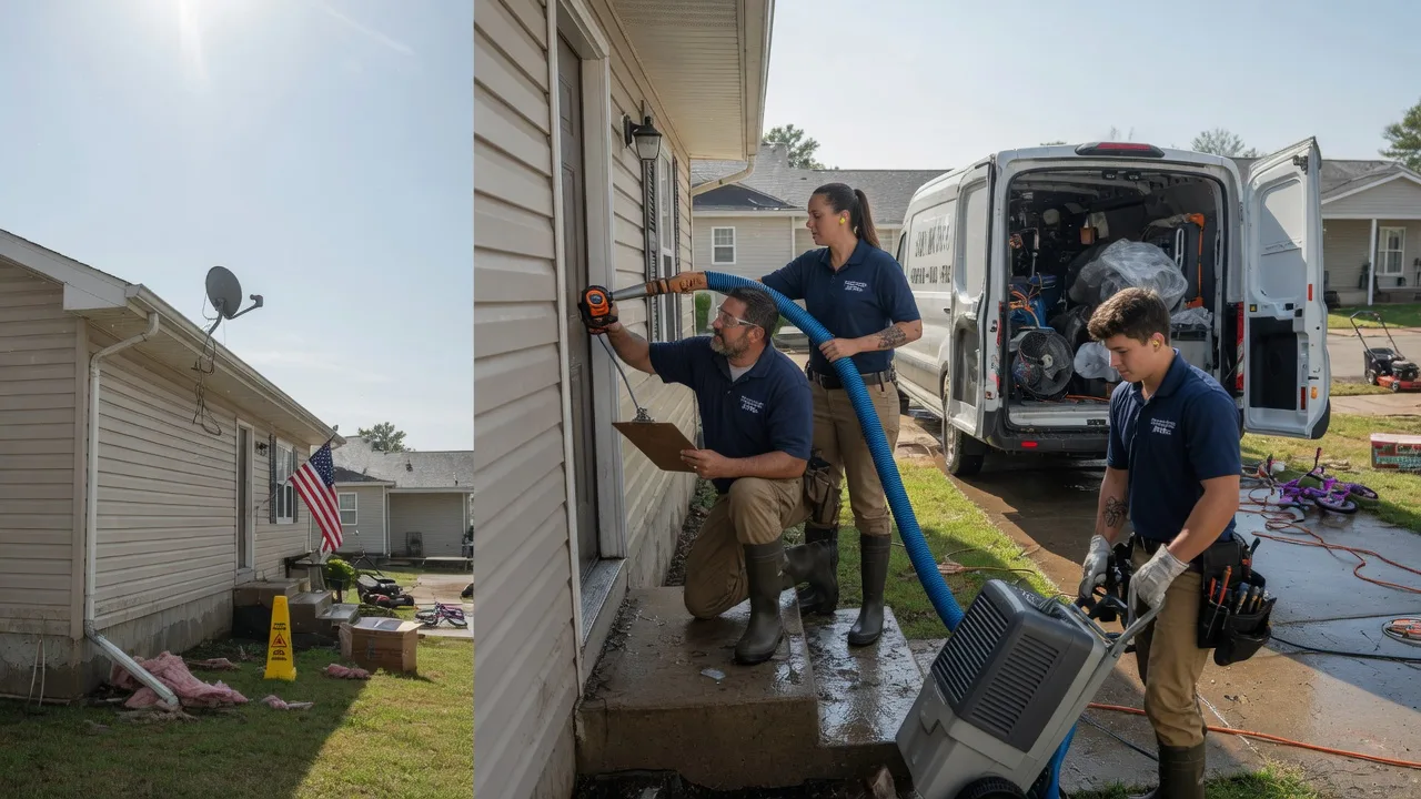 Ceiling Water Damage Restoration in Mccutchenville, OH near me